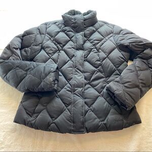 Eddie Bauer Black 350 Fill Power Down Coat Size Medium